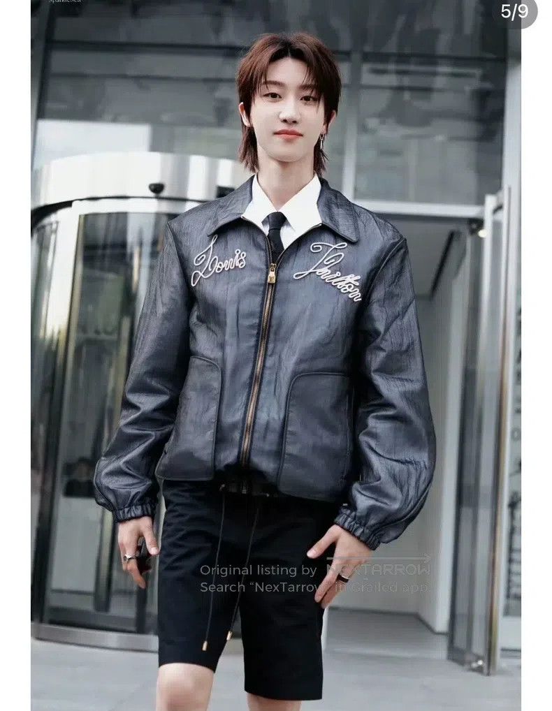 Louis Vuitton Louis Vuitton 24 New Embroidered Letter logo Grey Jacket Size US M / EU 48-50 / 2 - 7 Thumbnail