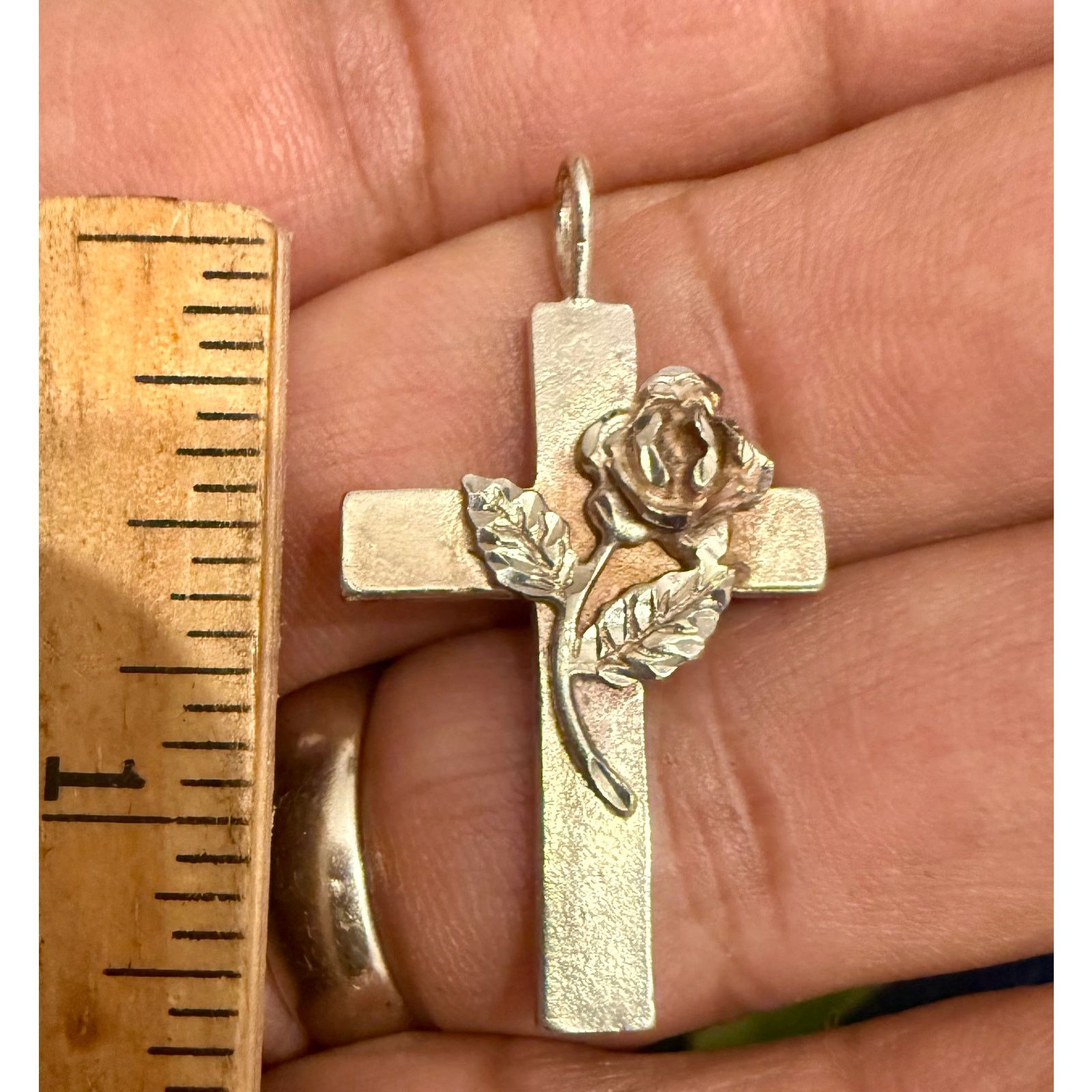 Other Vintage Cross Sterling Silver 925 Pendant Charm Authentic Size ONE SIZE - 4 Thumbnail