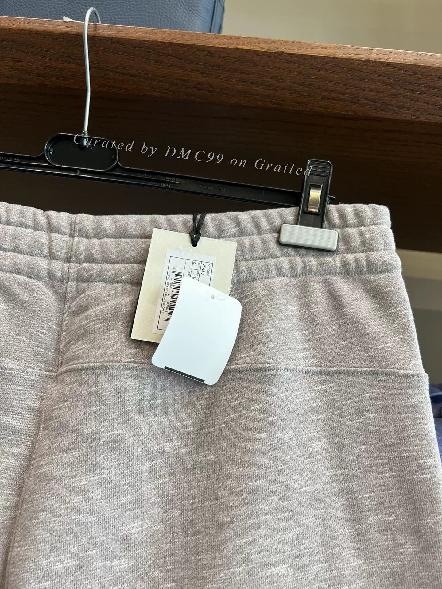 Ermenegildo Zegna Zegna Beige Men's Thick Sweatpants Size US 40 / EU 56 - 5 Thumbnail