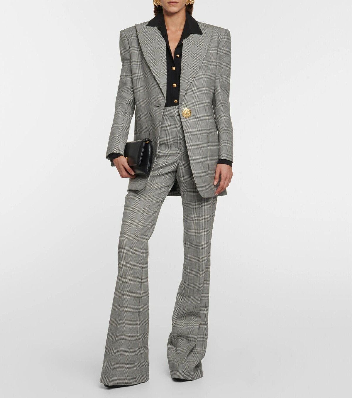 Balmain o1y0525 Blazer in Gray Size M / US 6-8 / IT 42-44 - 6 Thumbnail