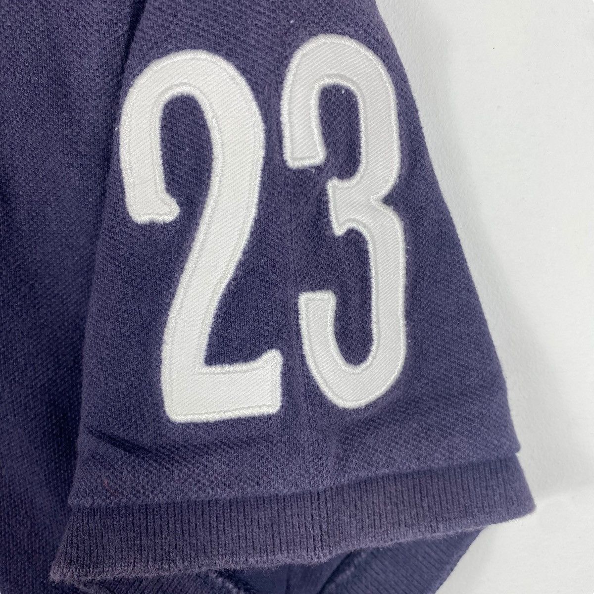Polo Ralph Lauren × Vintage POLO RALPH LAUREN Norway 1934 #23 Navy Faded Polo Shirt Size S / US 4 / IT 40 - 3 Thumbnail