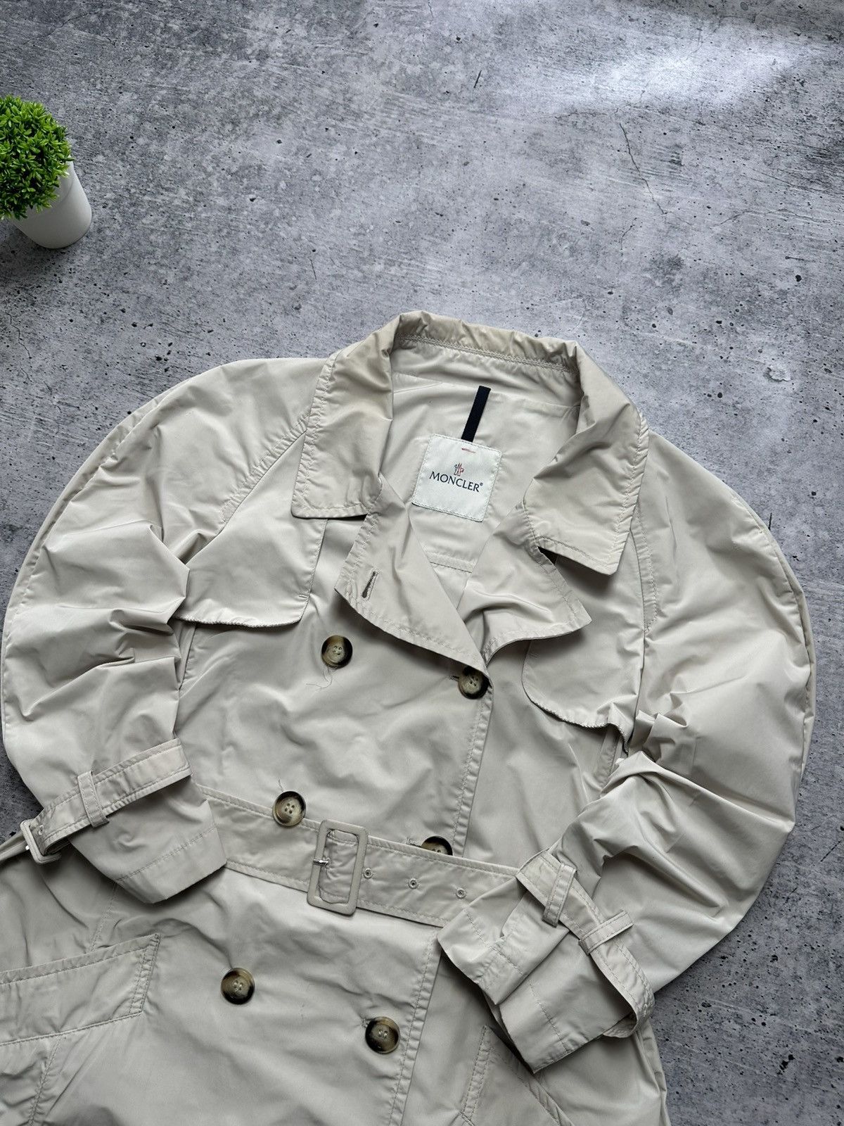 Moncler Moncler Isis Giubbotto Mid Trench Nylon Jacket Coat Size XL / US 12-14 / IT 48-50 - 4 Thumbnail