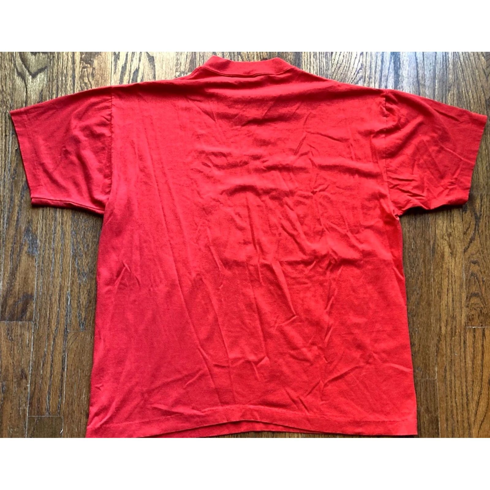 TEE JAYS VINTAGE 80s Teejays T-Shirt Birmingham AL Marathon Red Oak Mountain XL Short Sleeve Men Red 80s USA Size US XL / EU 56 / 4 - 8 Thumbnail