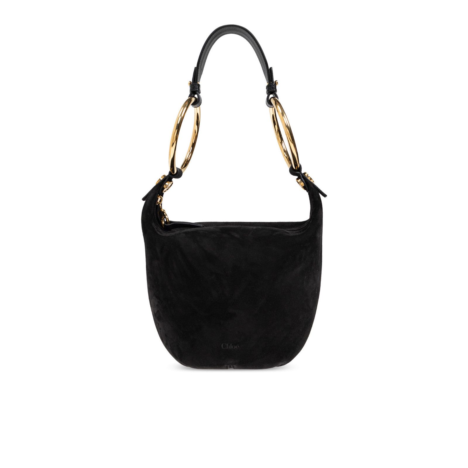 Chloe Chloe Small Bracelet Black Suede Shoulder Bag New & Authenti Size ONE SIZE - 1 Thumbnail