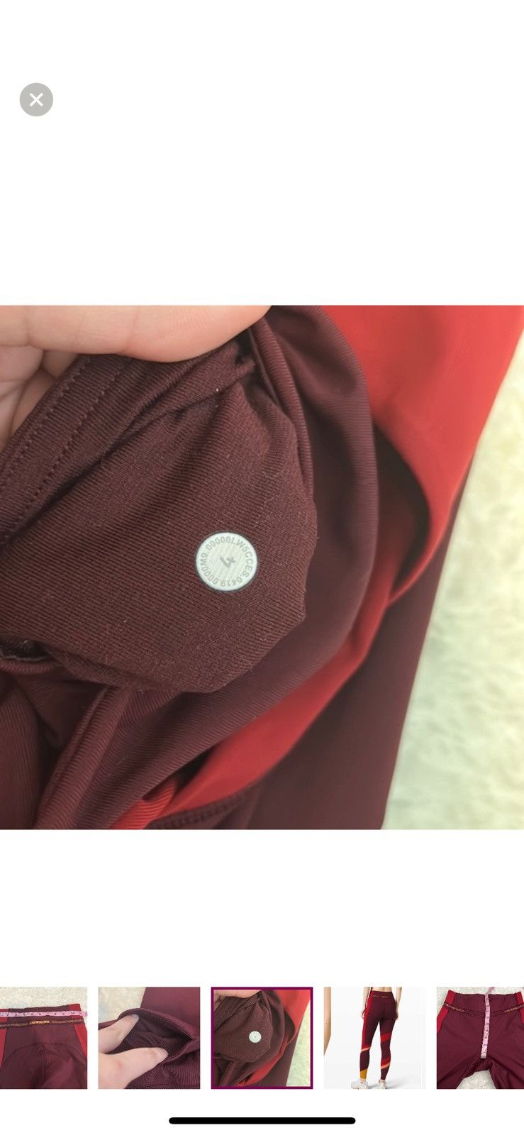 ROKSANDA Lululemon x roksanda break new ground tights size 4 Size 27" / US 4 / IT 40 - 10 Thumbnail