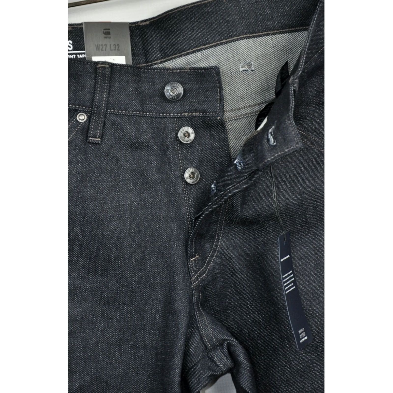 G-Star G-Star Raw Faeroes Classic Straight Tapered Higa Denim Jeans W27/L32 Size US 27 - 6 Thumbnail