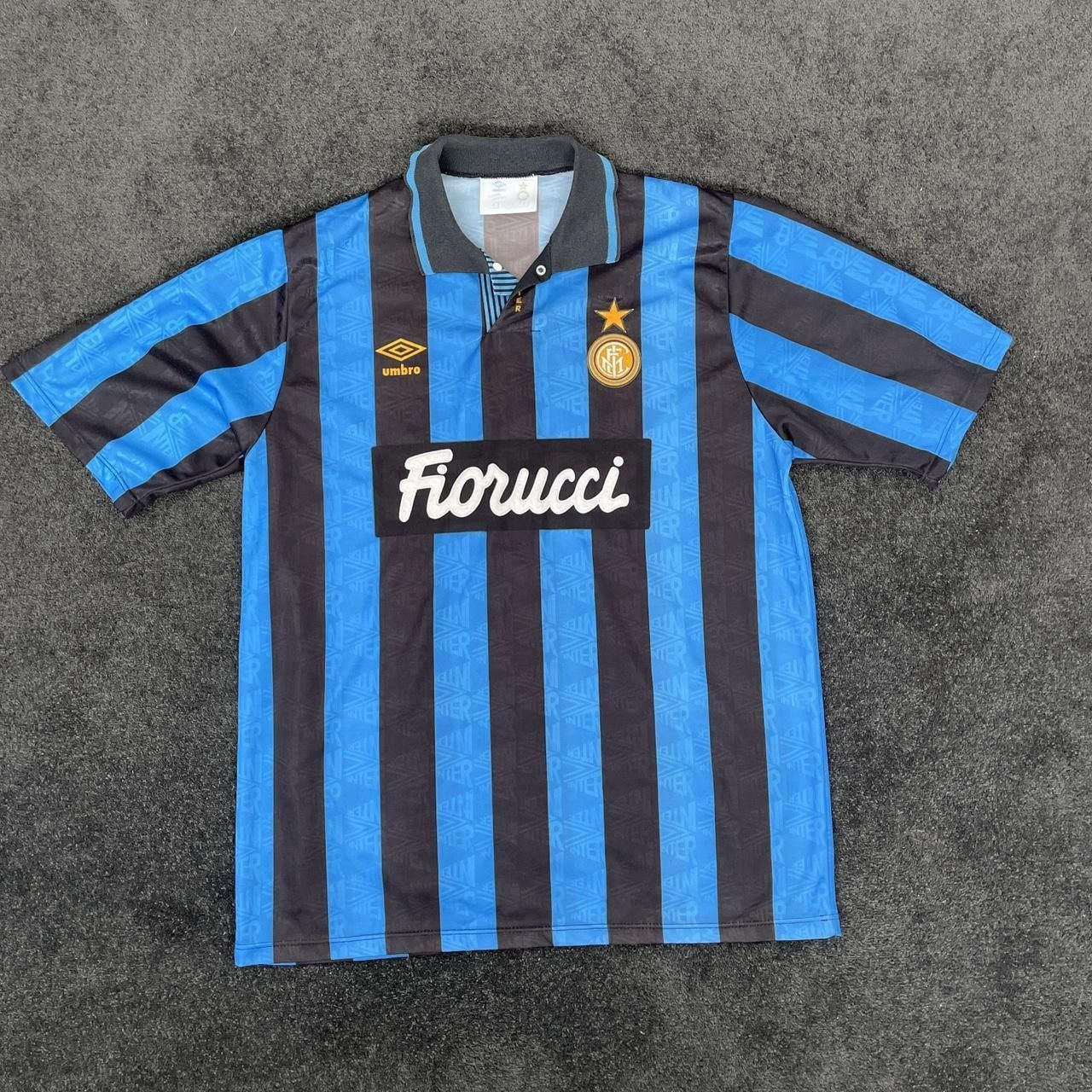 Other 1994-95 Inter Milán Home Jersey Size US L / EU 52-54 / 3 - 1 Thumbnail