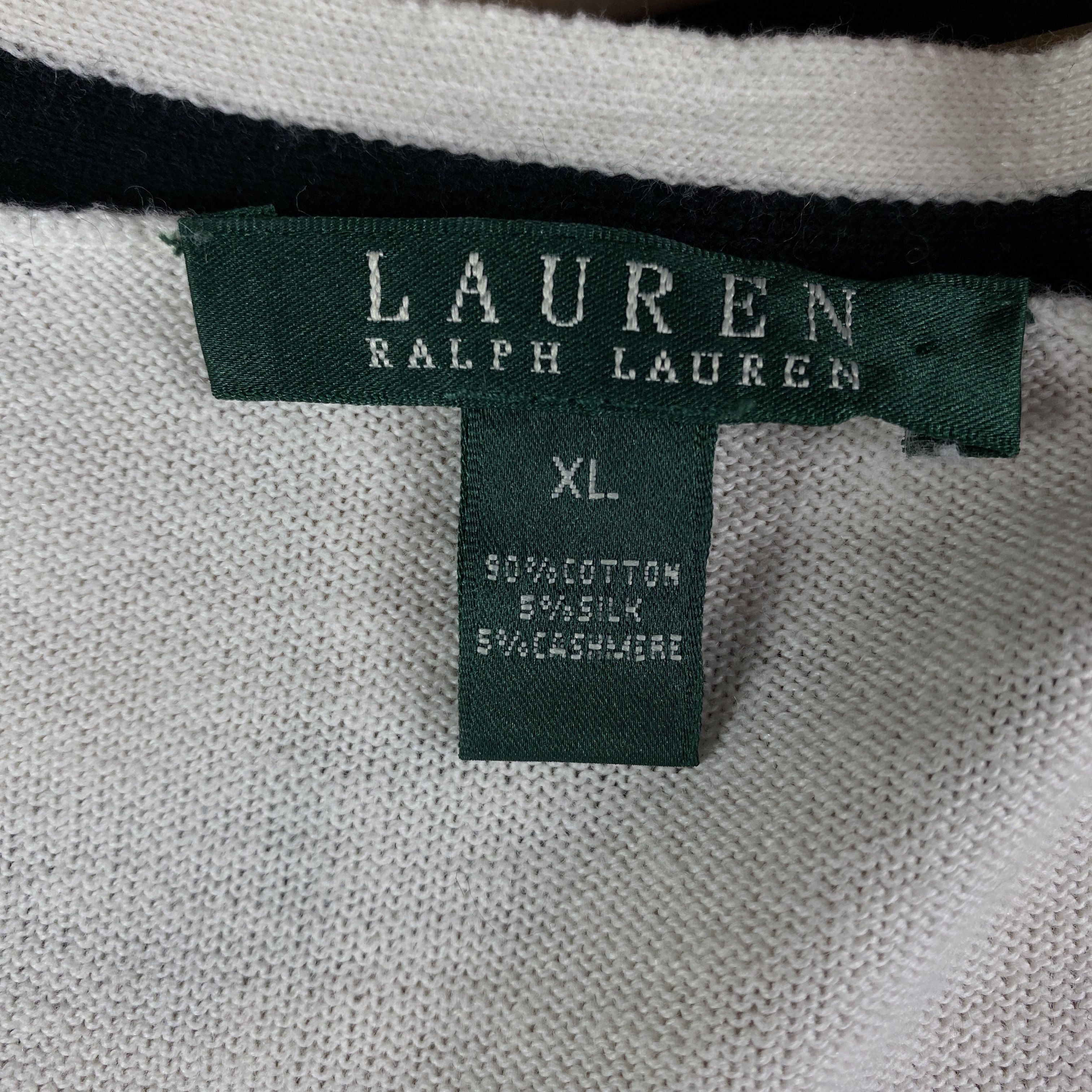 Polo Ralph Lauren × Ralph Lauren Womens Cardigan Sweater Lauren Ralph Lauren Size XL Size XL / US 12-14 / IT 48-50 - 4 Thumbnail