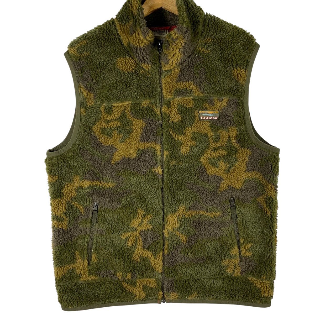L.L. Bean LL Bean Fleece Camo Zipper Vest L Size Size L / US 10 / IT 46 - 5 Thumbnail