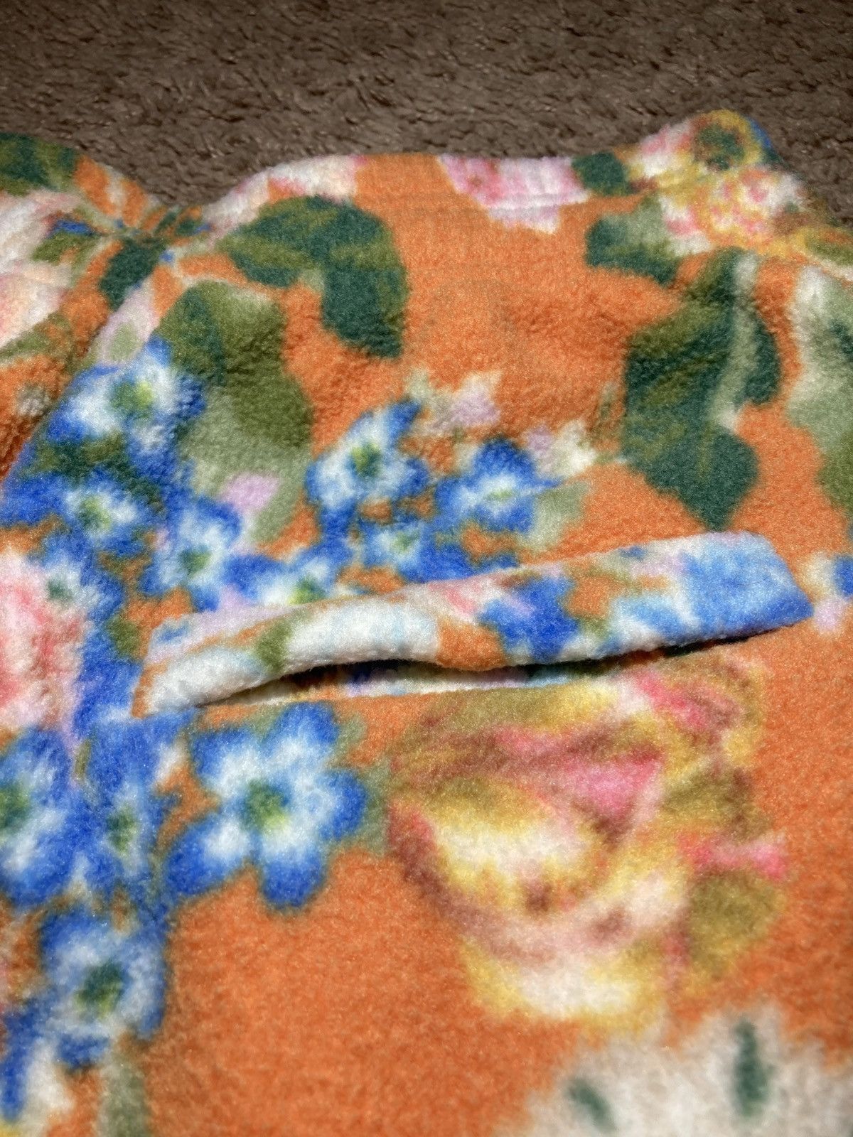 Martine Rose New SS21 Martine Rose Floral Sweatshorts Shorts Orange 2021 Size US 28 / EU 44 - 5 Thumbnail