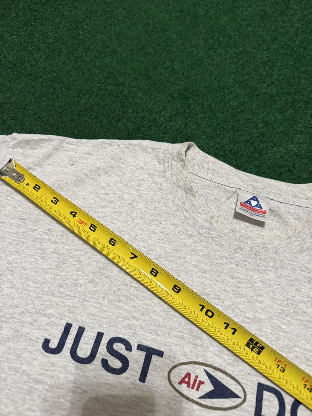 Nike × Vintage Vtg 90s Nike Air Just Do It Hip Hop Skater Grunge T Shirt Size US XL / EU 56 / 4 - 8 Thumbnail