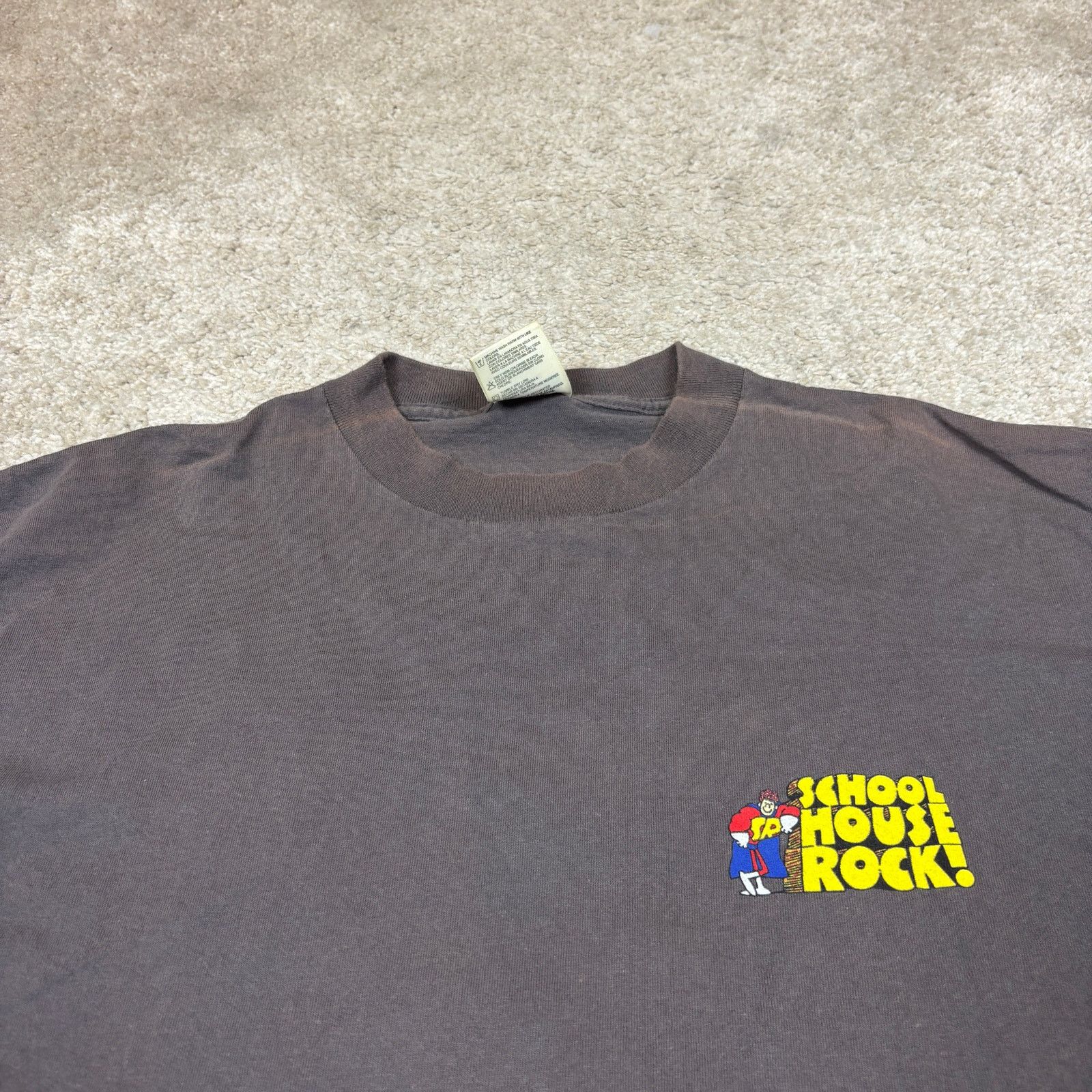 Tultex × Vintage Vintage 90s School House Rock Conjunction Junction Shirt XL Size US XL / EU 56 / 4 - 10 Thumbnail