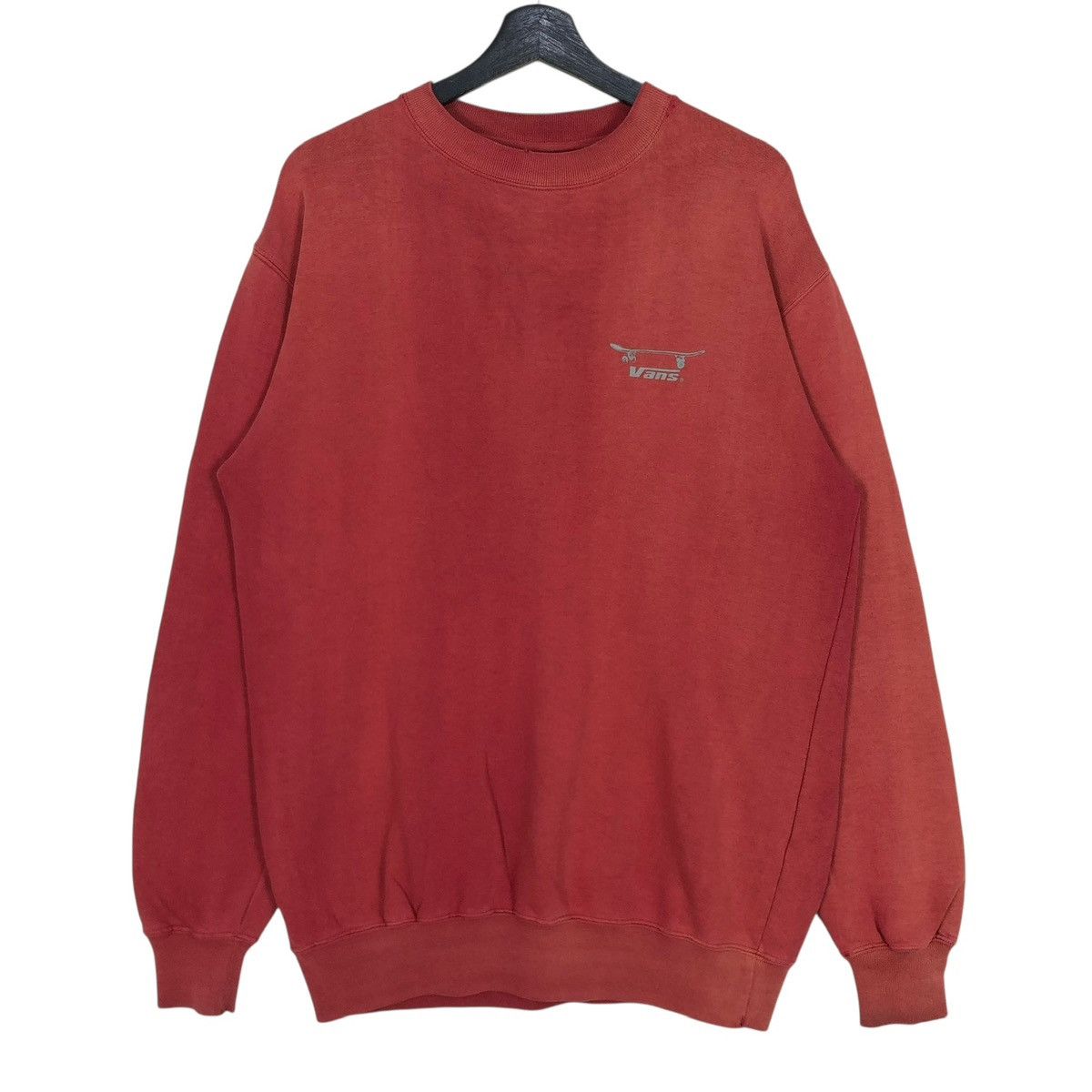 Vans Vintage 90s Vans Skateboard Brand Sweatshirt Sun Faded Size US M / EU 48-50 / 2 - 2 Thumbnail
