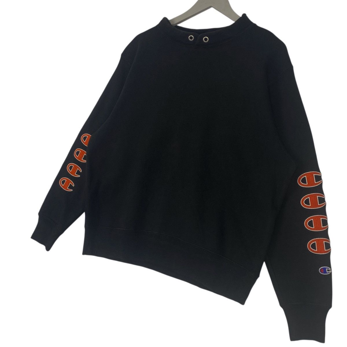 Other Vintage 90s Champion Crewneck Sweatshirt Black Made In USA Size US M / EU 48-50 / 2 - 2 Thumbnail