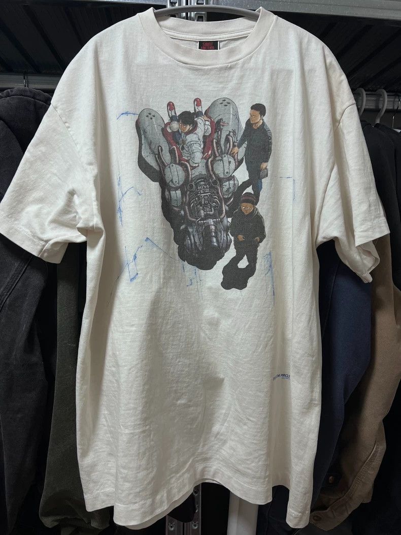 Saint Michael Anime co-branded white short sleeves