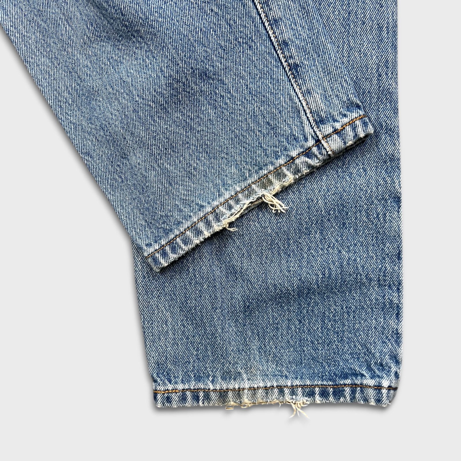 Levi's × Vintage Levi's 501 CT Jeans 36x28 Customized Taper Distressed Denim Size US 36 / EU 52 - 8 Thumbnail