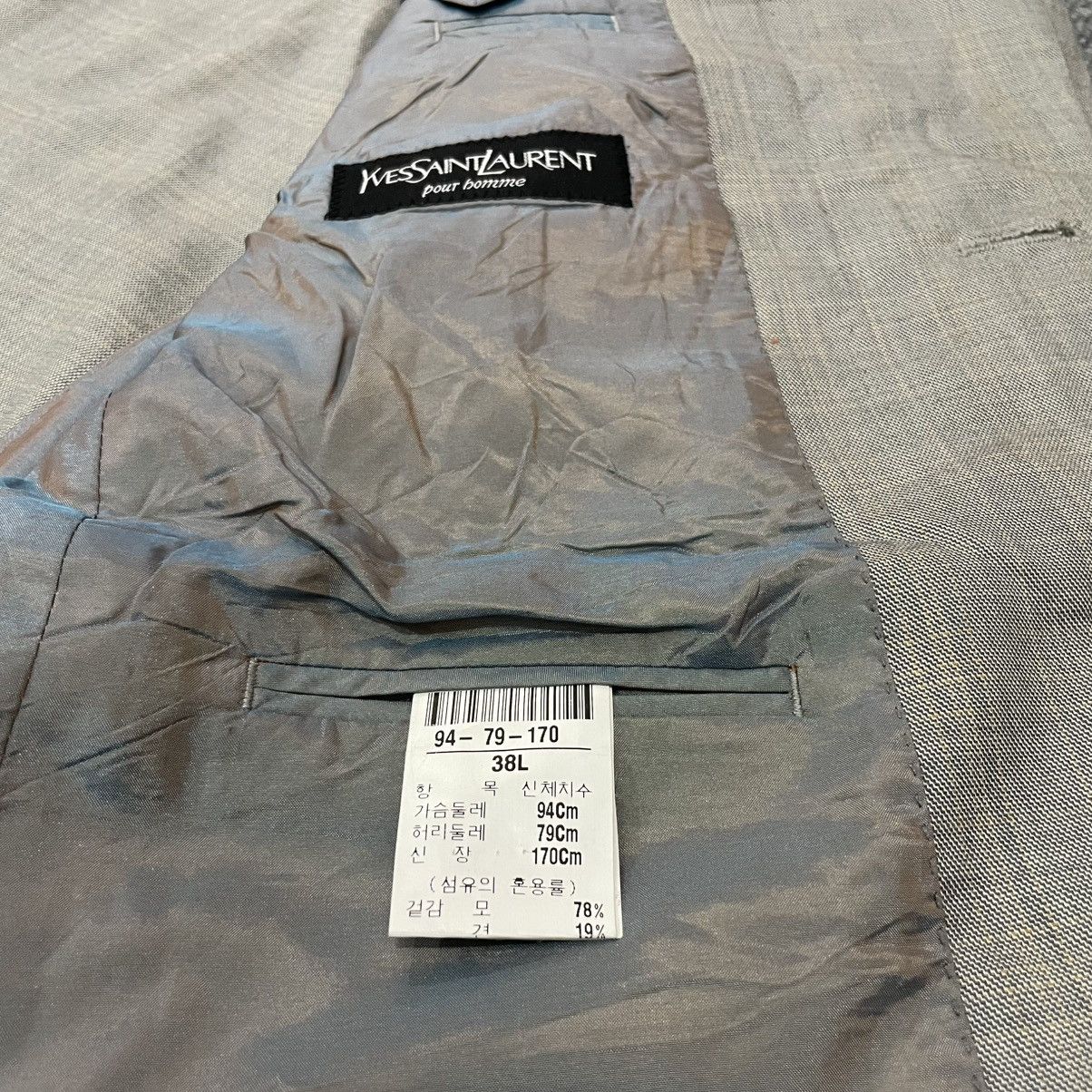 Yves Saint Laurent YSL Yves Saint Laurent Silk Blend Blazzer Formal Workwear Size 38L - 7 Thumbnail