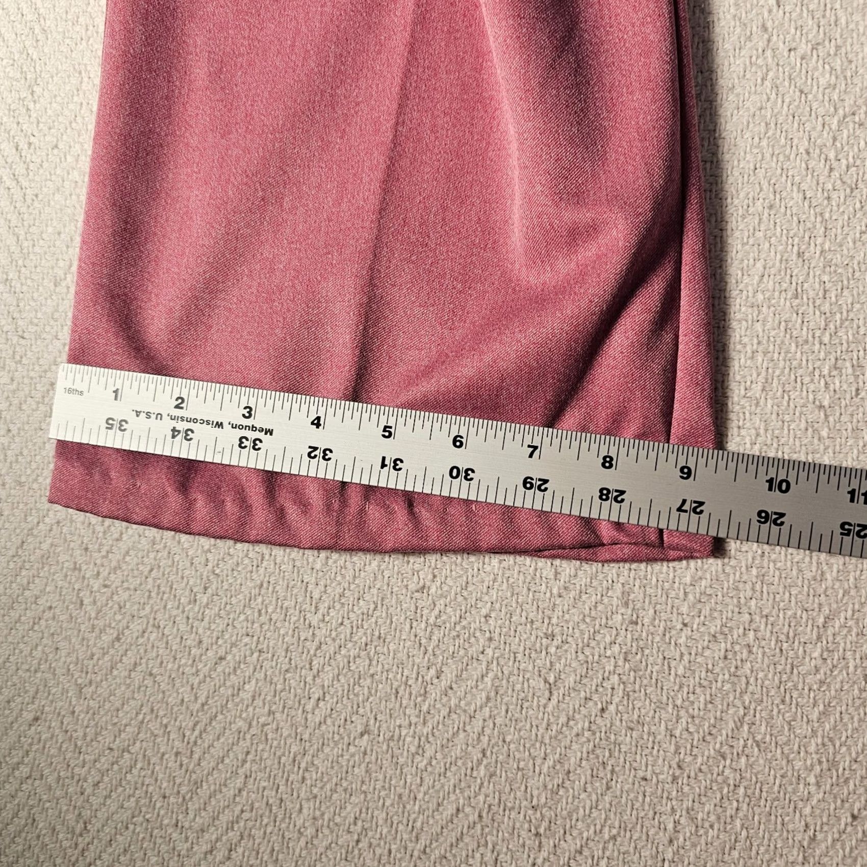 Vintage VINTAGE Alfred Dunner Women's Pants Size 12 Pink Solid Elastic Waist Pull-On Size 34" / US 12 / IT 48 - 7 Thumbnail