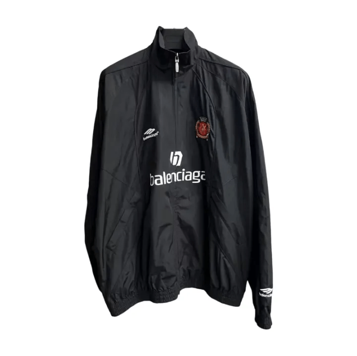 Balenciaga Balenciaga Black Zip Collar Long Sleeve Jacket Size US L / EU 52-54 / 3 - 1 Thumbnail