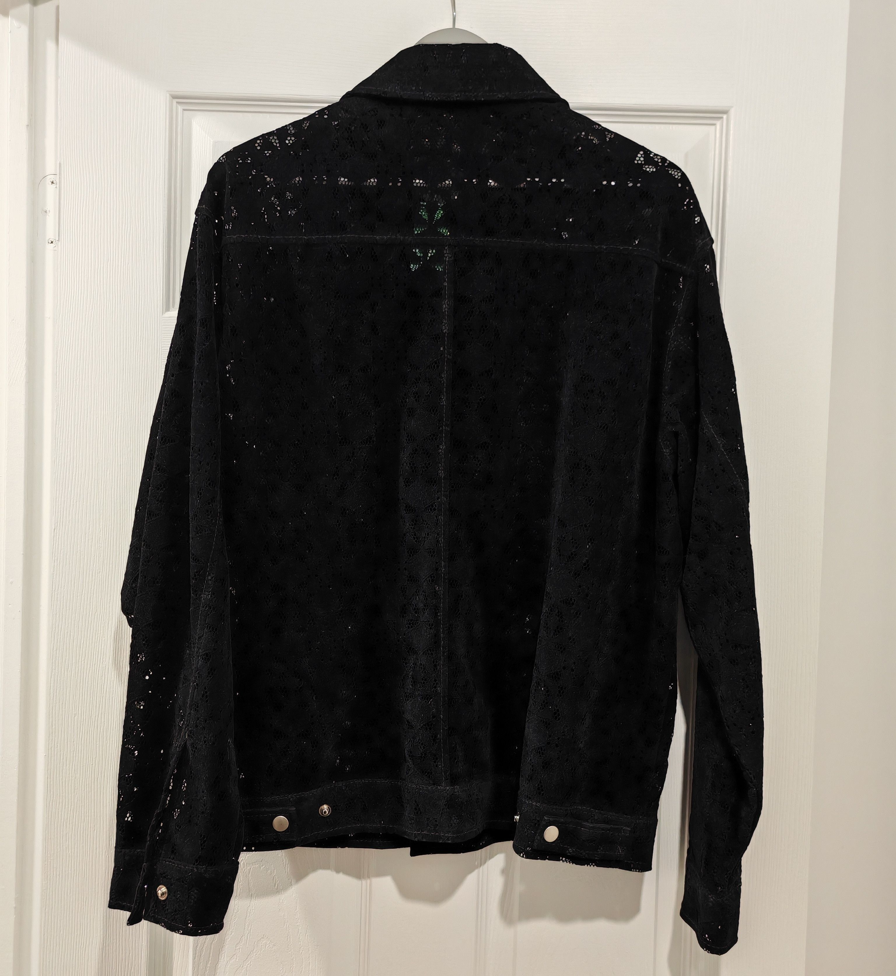 Other Korean Brand LANE Perforated Laser Cut Trucker Jacket Size US M / EU 48-50 / 2 - 8 Thumbnail