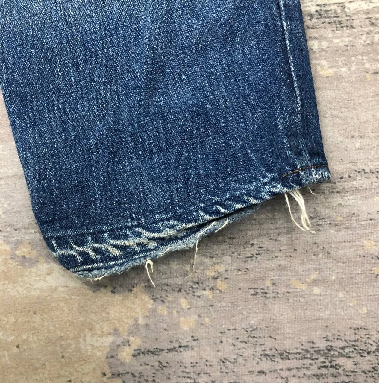 Levi's × Levi's Vintage Clothing P763 VTG BIG E 502xx LEVI'S SELVEDGE DISTRESSED JEANS Size US 31 - 10 Thumbnail