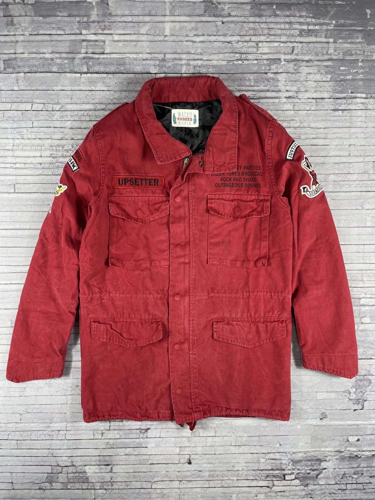 Wacko Maria Japan Guilty Parties Outrageous Red Jacket