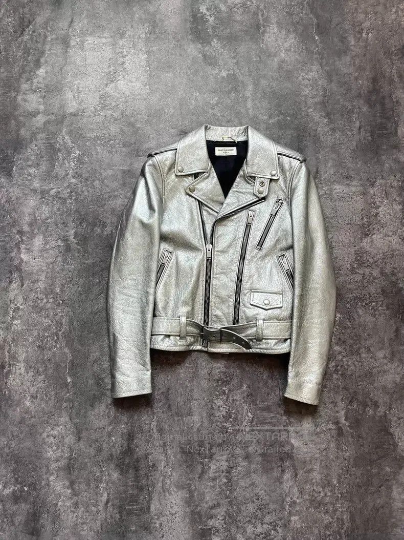 Saint Laurent Paris Saint Laurent Paris Zipper Leather Jacket Size XS / US 0-2 / IT 36-38 - 1 Thumbnail