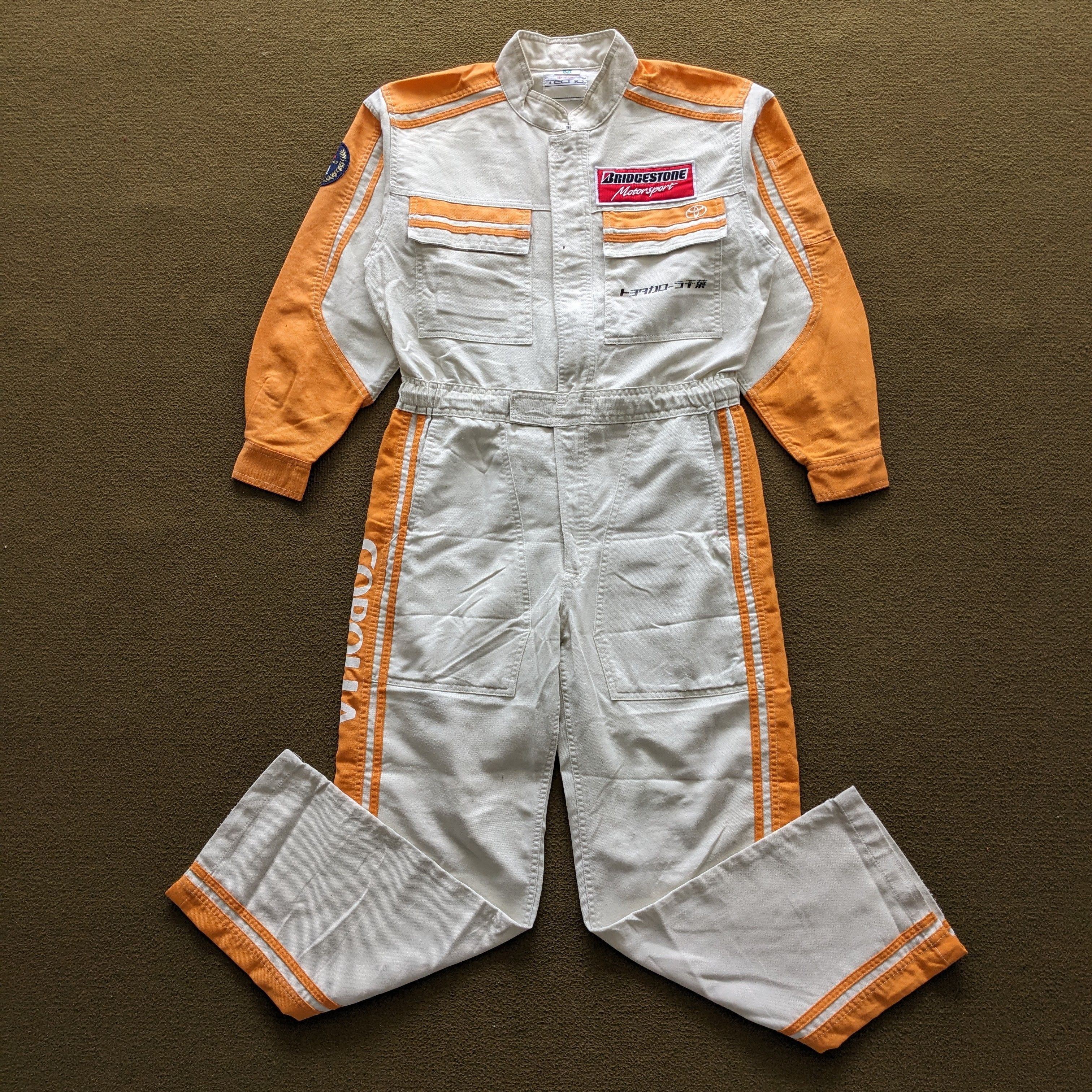 Vintage Vintage TOYOTA COROLLA Tecno Coverall Workwear Jacket Size US M / EU 48-50 / 2 - 3 Thumbnail