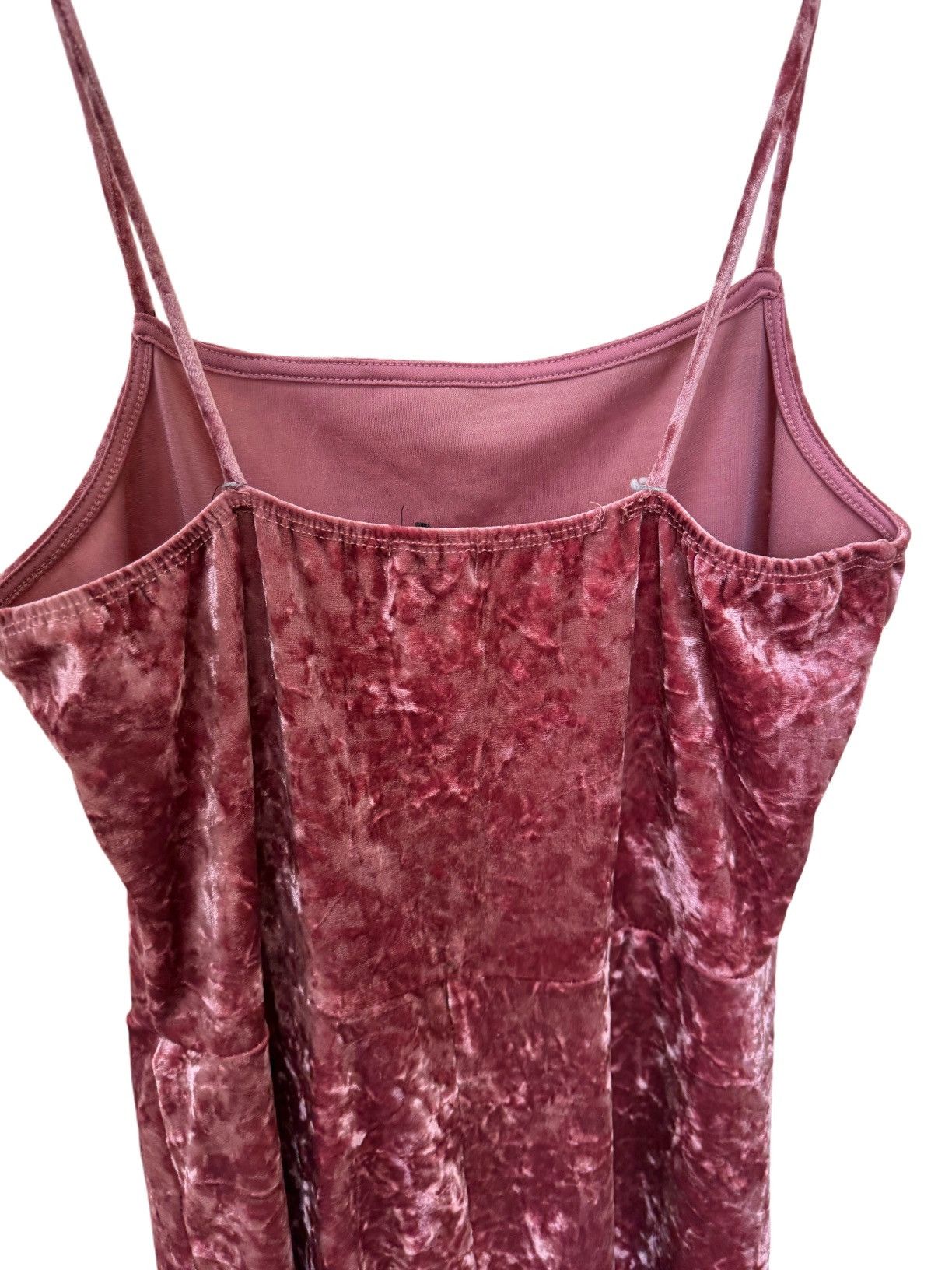 Other Free Press women’s M pink velvet sleeveless one piece romper Size 30" / US 8 / IT 44 - 2 Thumbnail