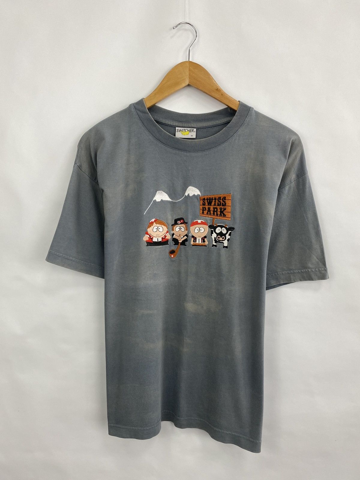 Cartoon Network × Vintage Vintage 90s South Park Swiss Park TV Show Comedy Central Size US M / EU 48-50 / 2 - 3 Thumbnail