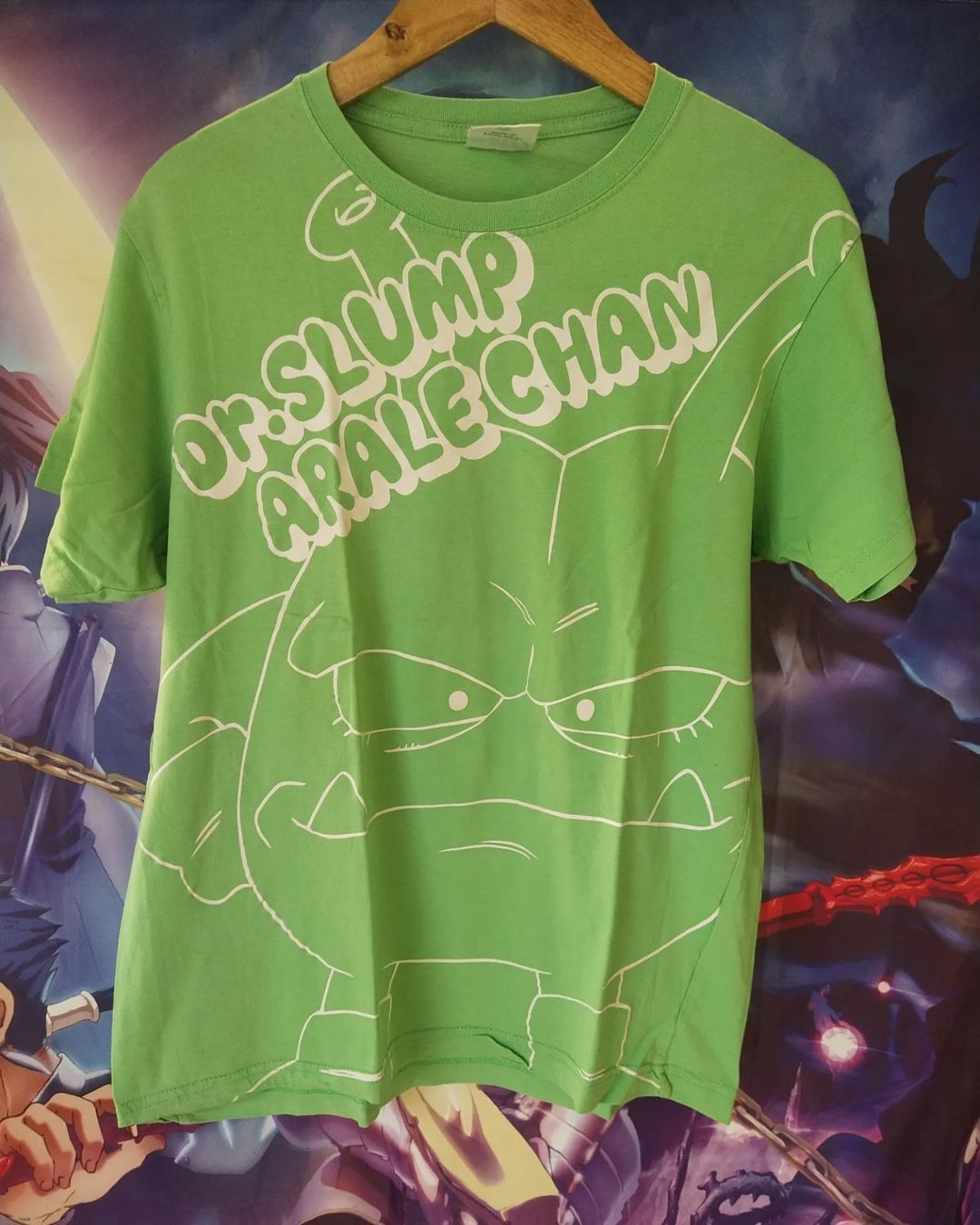 Anime × Japanese Brand Dr. Slump Arale Green Monster Big Print Anime Tees Size US L / EU 52-54 / 3 - 1 Thumbnail