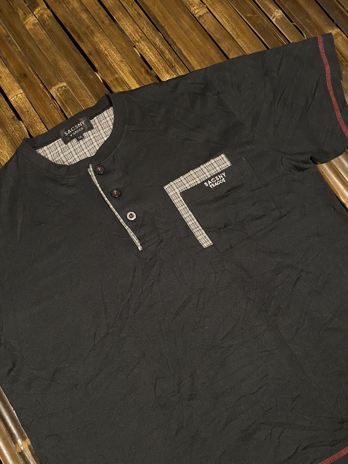 Yohji Yamamoto SACSNY Y'SACCS BY YOHJI YAMAMOTO TSHIRT Size US XL / EU 56 / 4 - 2 Thumbnail