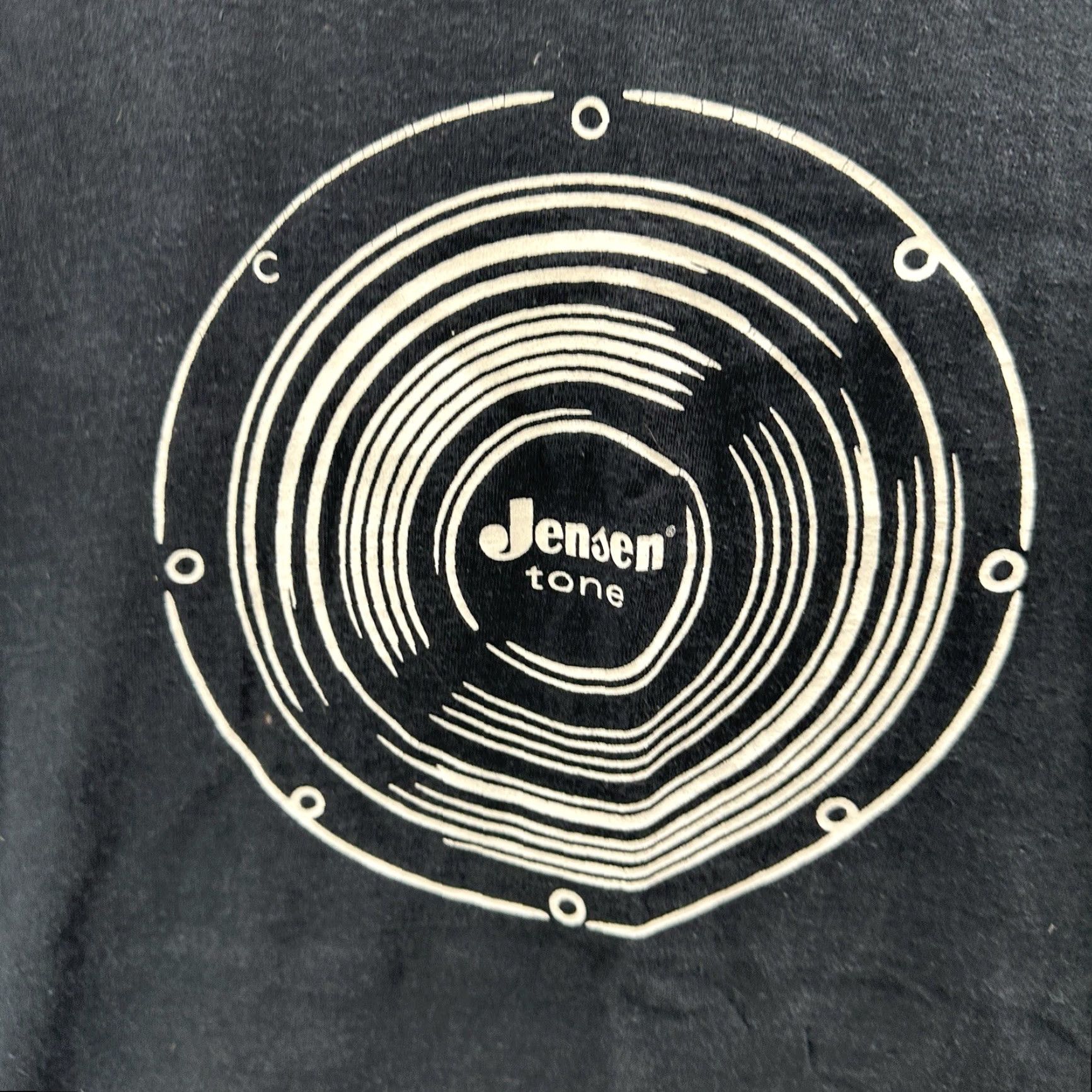 Etro VINTAGE Jensen Mens T-Shirt Large Black 90s Tone Speakers Retro Y2K Audio Shirt Men L Size US L / EU 52-54 / 3 - 5 Thumbnail