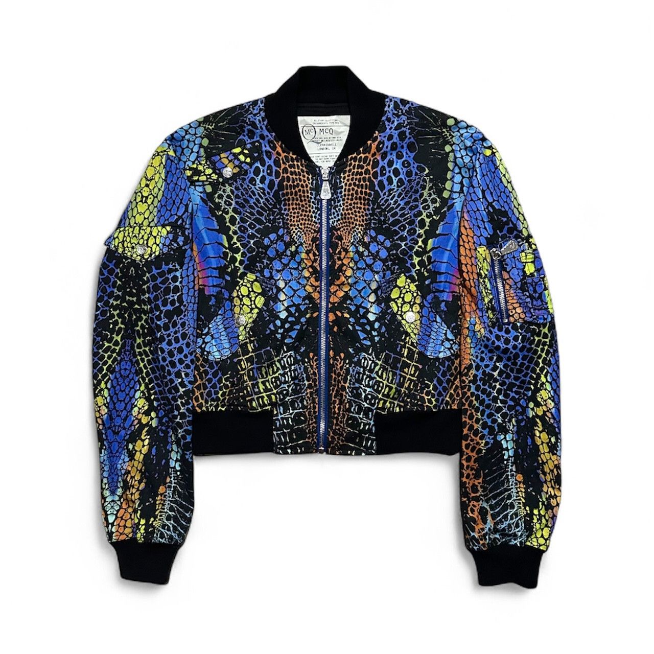 Alexander McQueen Grailed🔥Rare! Sample Desing McQ Reptile Print Bomber Jacket Size XS / US 0-2 / IT 36-38 - 1 Thumbnail