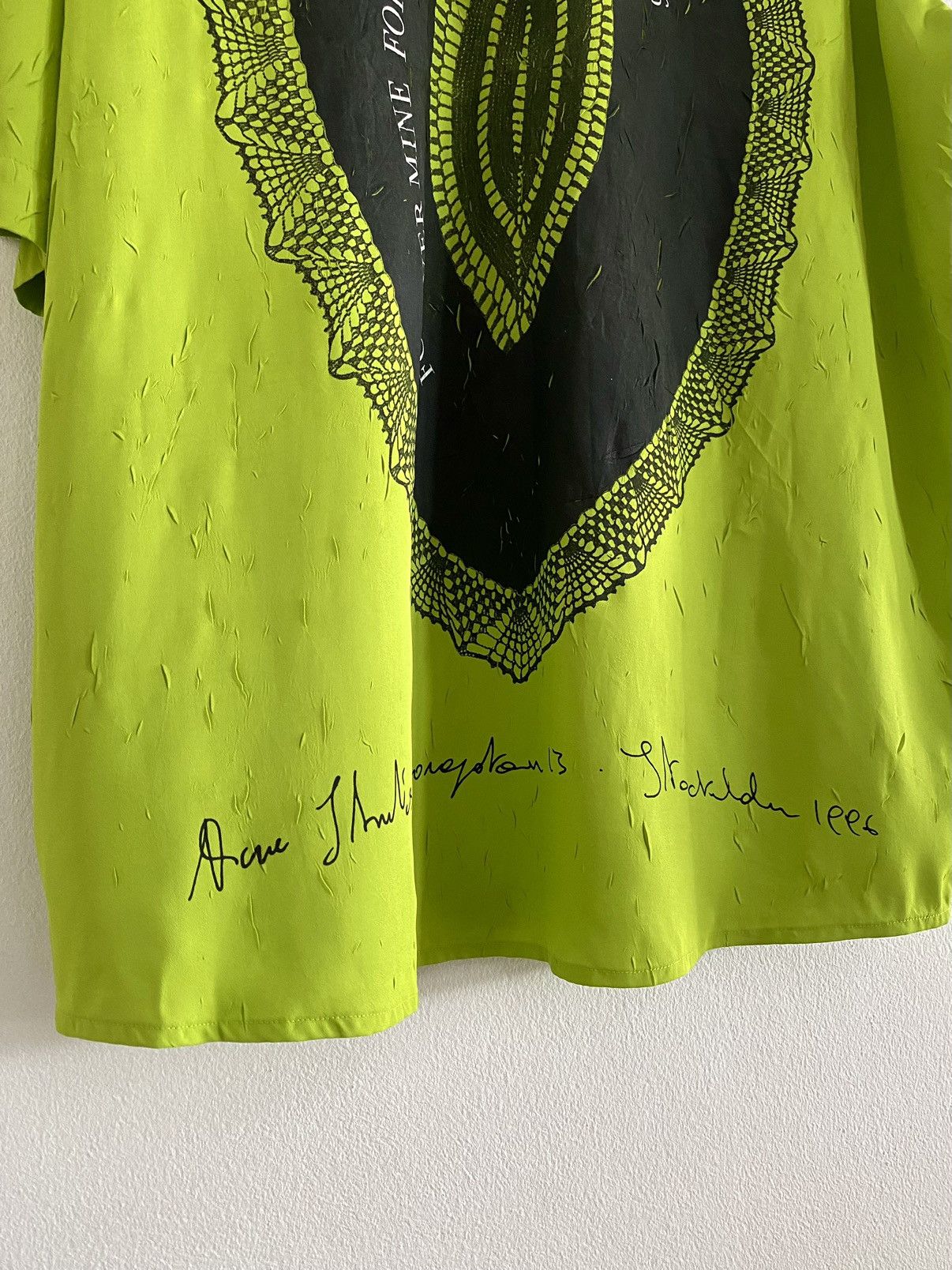 Acne Studios Acne Studios Graphic Printed Collared Button-Up Shirt Size US L / EU 52-54 / 3 - 6 Thumbnail