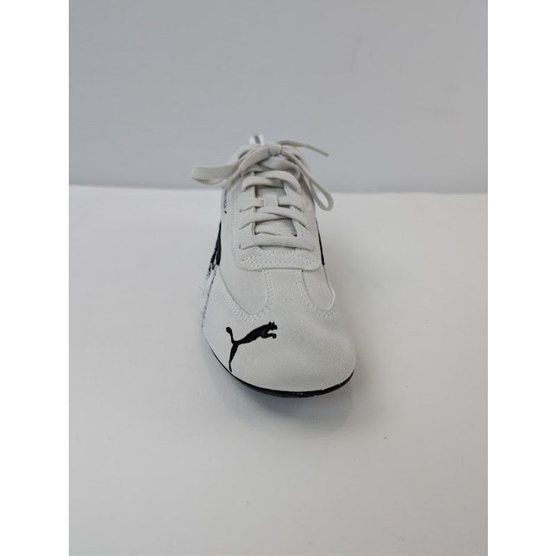 Balenciaga × Puma o1rshd1 Q:2 / Speedcat Destroyed Low Top Sneaker in White Size US 11 / EU 44 - 14 Thumbnail