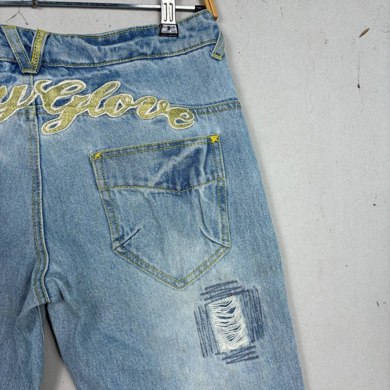 Body Glove Vintage Body Glove Patchwork Jeans 90s Surf Distressed Size US 30 / EU 46 - 9 Thumbnail