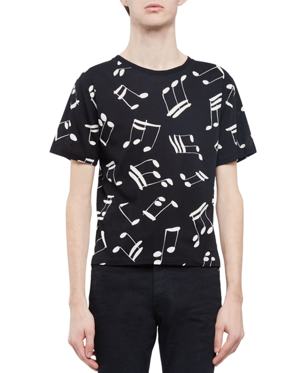 Saint Laurent Paris SAINT LAURENT PARIS by Hedi Slimane 16FW Note Print Tee Size US L / EU 52-54 / 3 - 4 Thumbnail