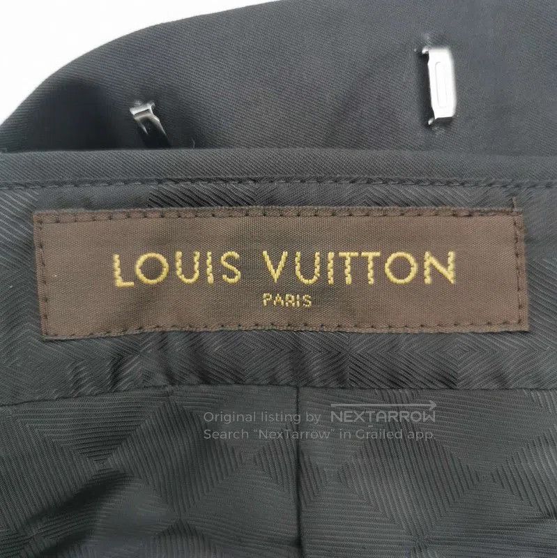 Louis Vuitton Louis Vuitton Classic Black Cotton Trousers. Size US 42 / EU 58 - 5 Thumbnail