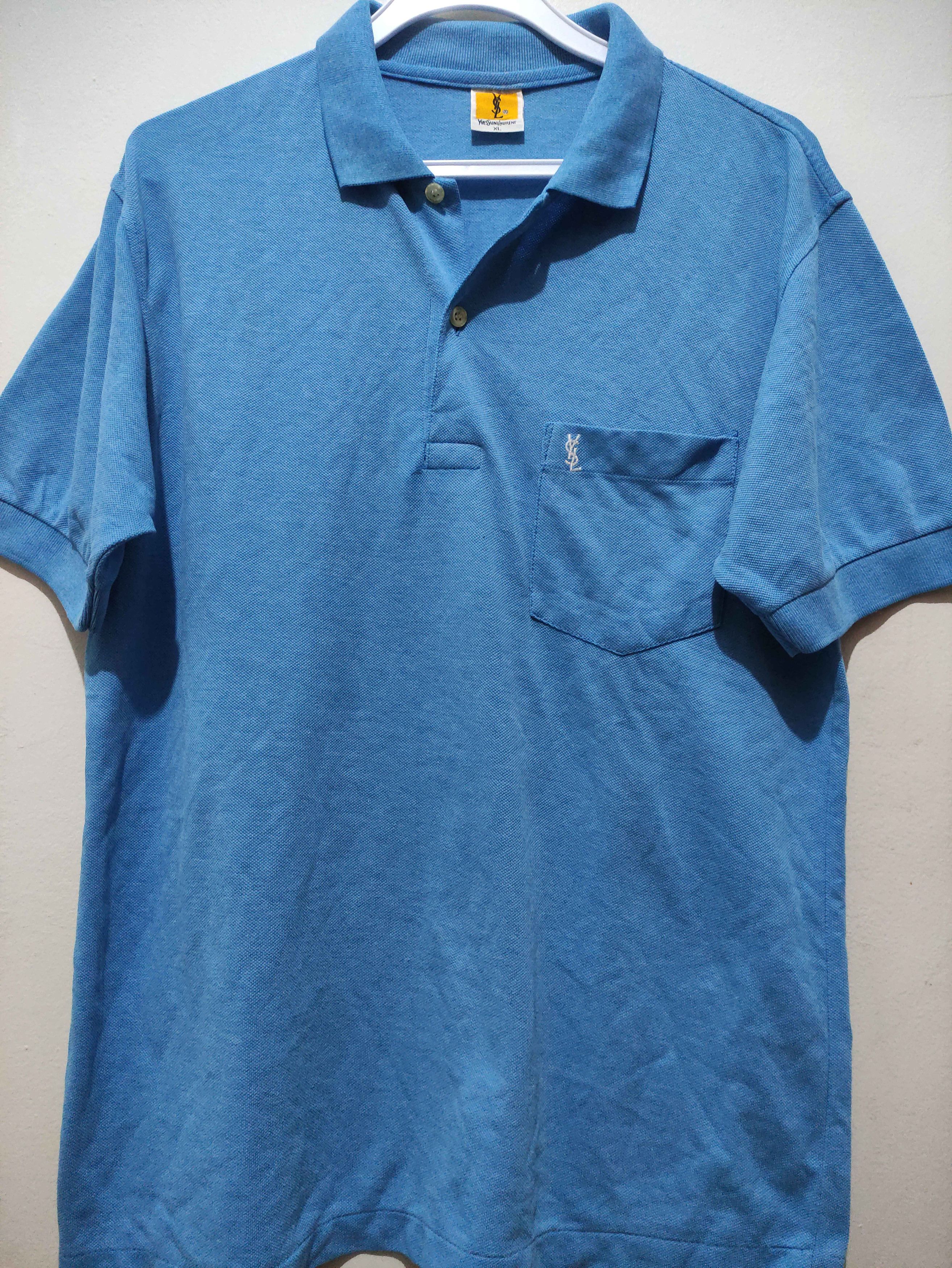 Yves Saint Laurent Yves Saint Laurent YSL Vintage Polo T-Shirt Size US XL / EU 56 / 4 - 2 Thumbnail