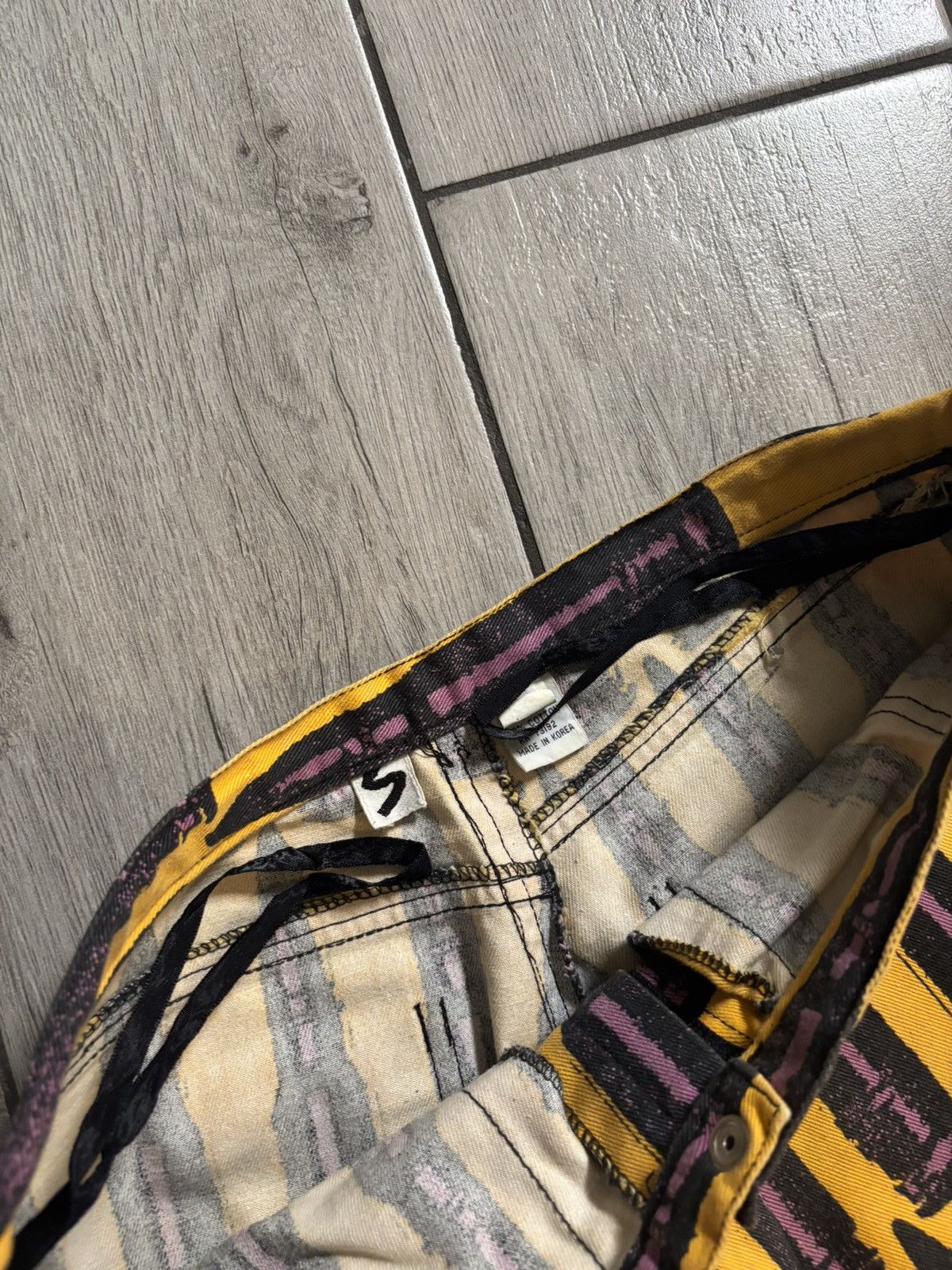 Stephen Sprouse Vintage FW88 Stephen Sprouse Bullet Print Denim Jeans Yellow Size US 34 / EU 50 - 5 Thumbnail