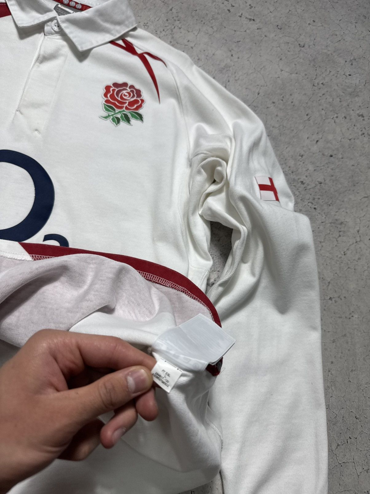 Nike Nike England Rugby League Vintage Rugby Sweatshirt O2 Y2K Size US L / EU 52-54 / 3 - 9 Thumbnail