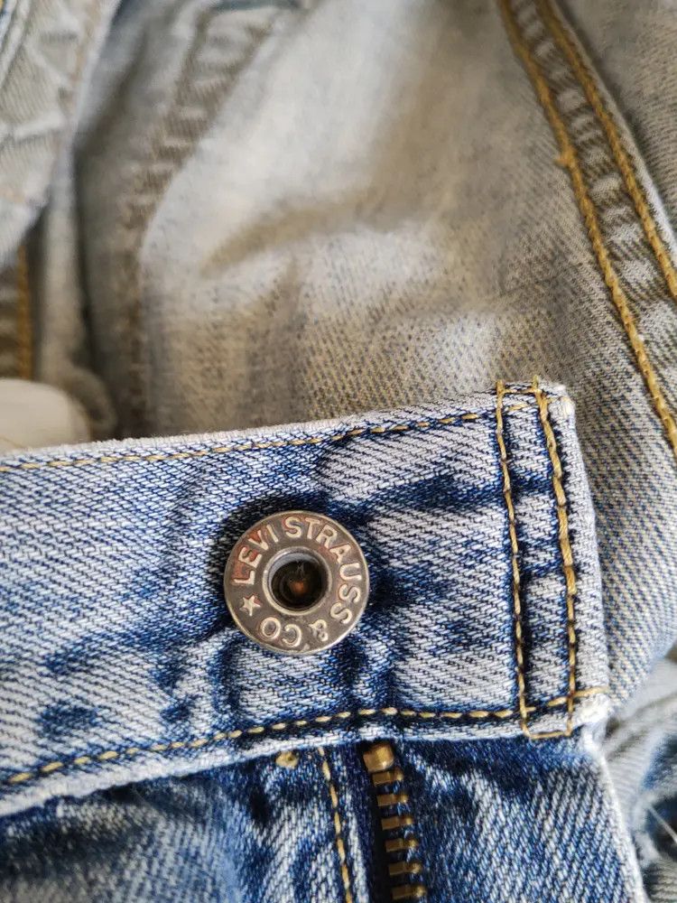 Levi's DL Levi's Blue Faded Distressed Ripped Jeans #S1853 Size US 32 / EU 48 - 19 Thumbnail