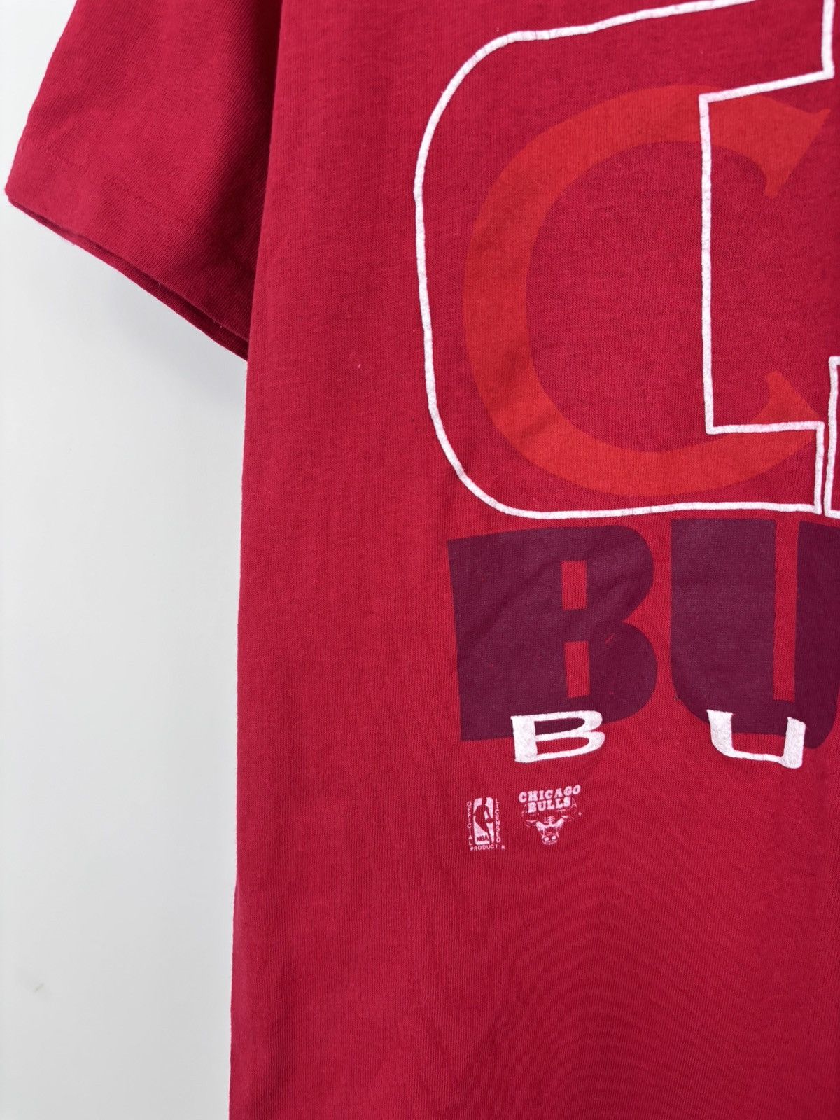Starter Vintage 1990s Starter Chicago Bulls NBA Single Stitch Tee Size US M / EU 48-50 / 2 - 5 Thumbnail