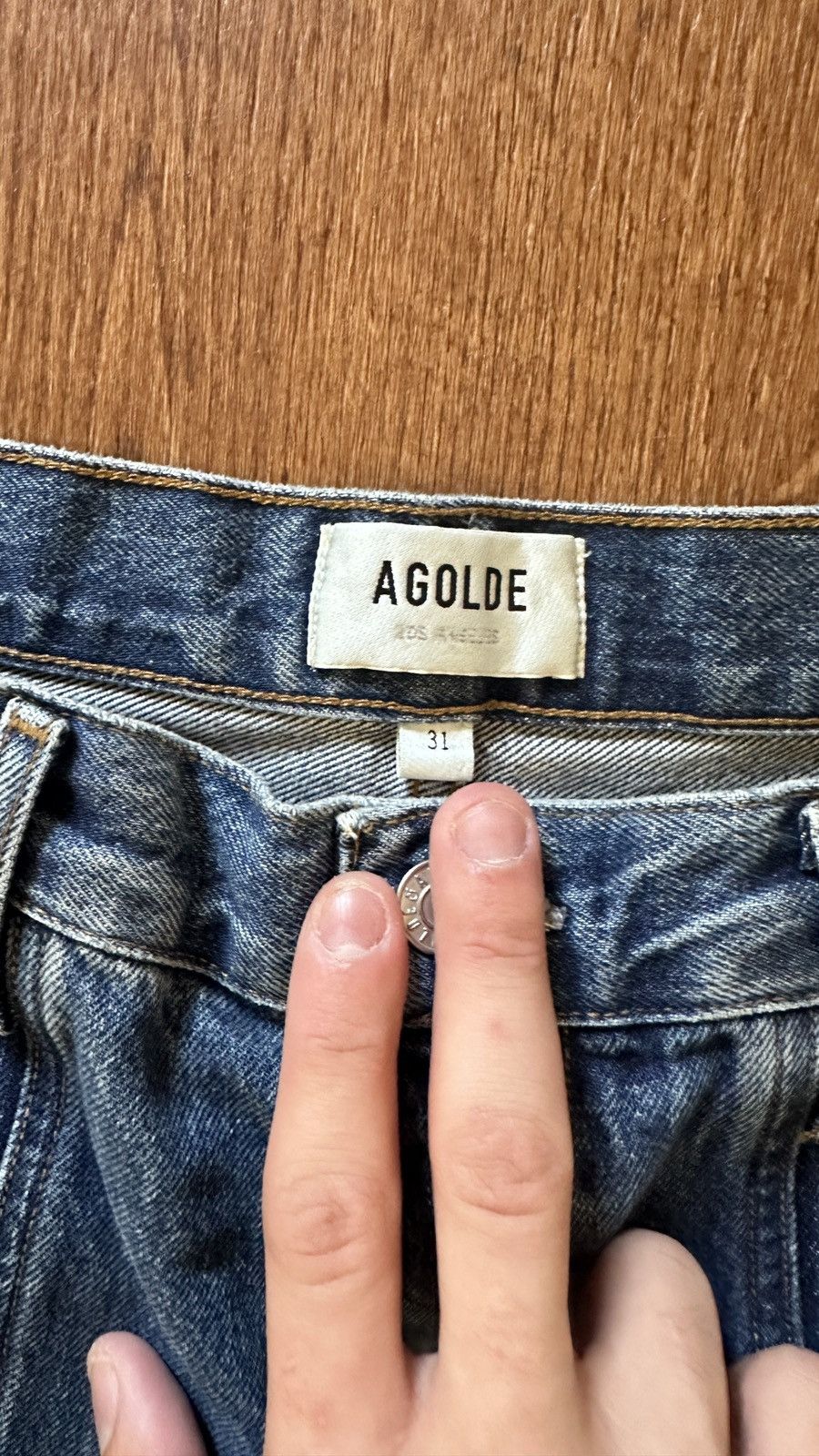 Agolde Designer Jeans Size US 31 - 2 Thumbnail