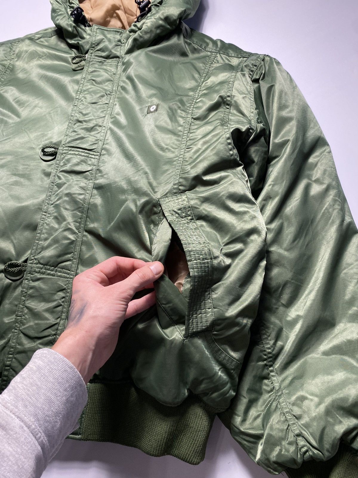 Rare Southpole N-2B Parka Bomber Jacket Flying millitary