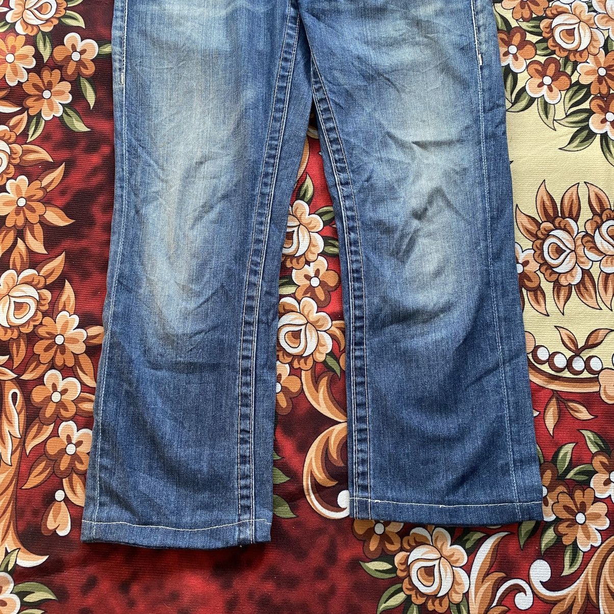 True Religion Vintage True Religion Ricky Distress Fade Denim Flare Jeans Size US 29 - 3 Thumbnail