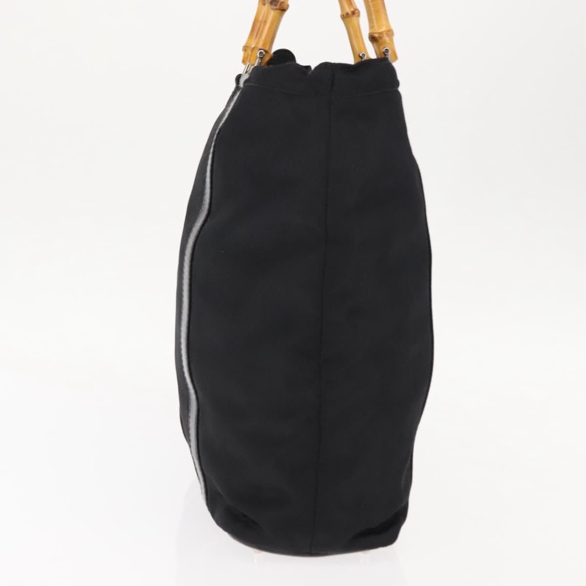 Gucci GUCCI Bamboo Hand Bag Nylon Black Size ONE SIZE - 5 Thumbnail