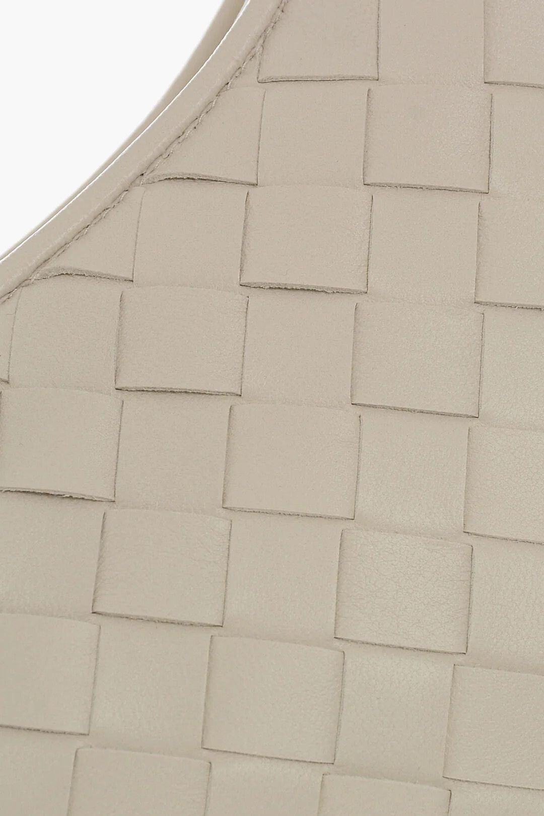 Bottega Veneta og1mm0426 Size: OS / Woven Leather Shoulder Bag in White Size ONE SIZE - 4 Thumbnail