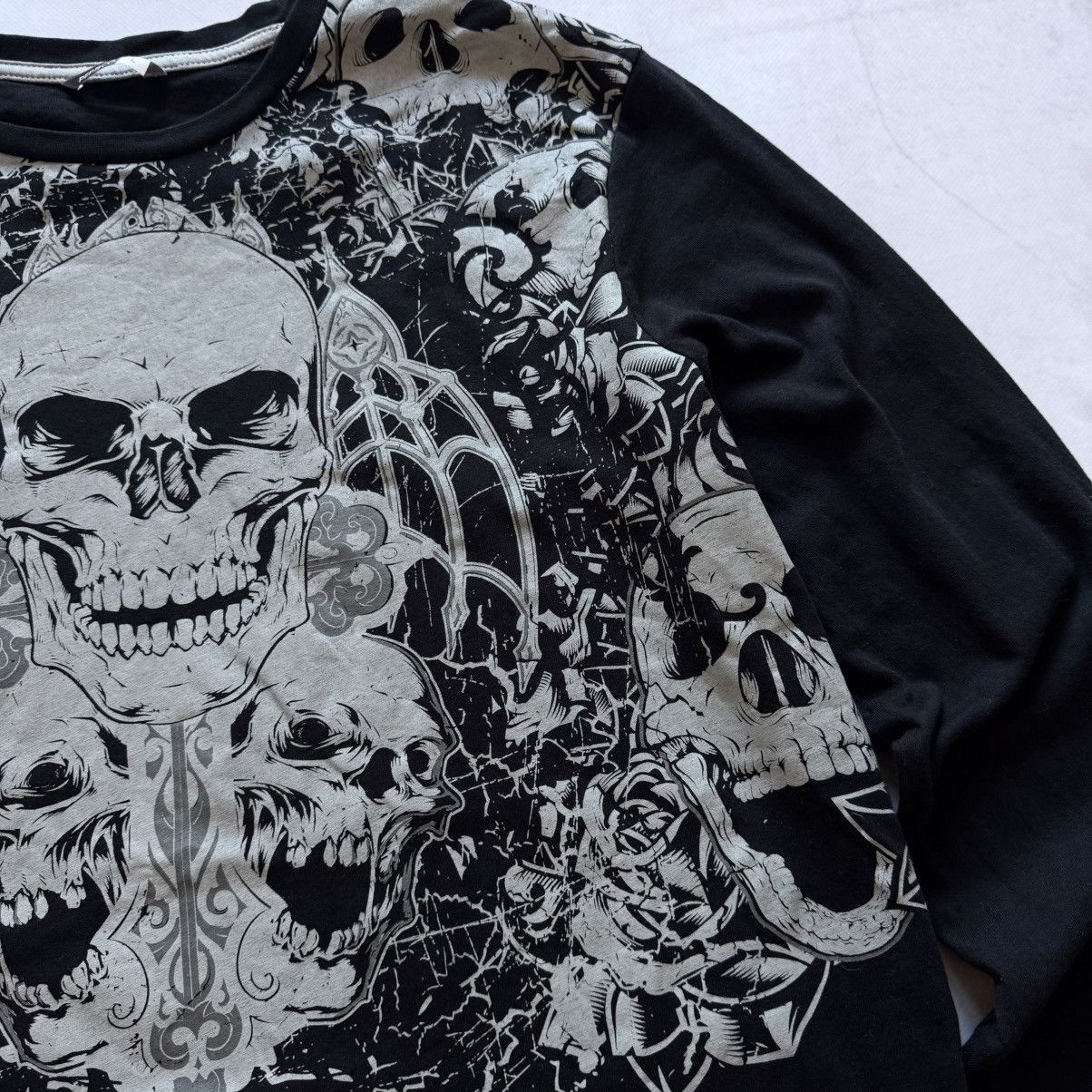 Hysteric Glamour Skeleton Y2K Hysteric Glamour Style Long Sleeve T-shirt Tee Size US L / EU 52-54 / 3 - 4 Thumbnail
